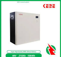 Sistem Penyimpanan Energi Tenaga Surya yang Dipasang di Dinding 48V 210ah  V10 Baterai Tenaga Surya Baterai Daya