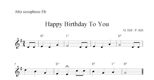 Happy birthday sheet music for the clarinet. Happy Birthday To You Free Easy Alto Saxophone Sheet Music Notes Saxophone Sheet Music Happy Birthday Music Notes Alto Saxophone Sheet Music