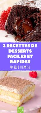 3 Recettes De Desserts Faciles Et Rapides Un Jeu D Enfants Dessert Facile Rapide Creme Recette Dessert Facile Dessert Facile Et Rapide Dessert Facile