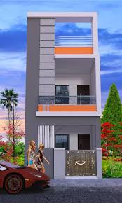 12x45 House With 3d Elevation By Nikshail In 2020 Small House Elevation Design Small House Front Design House Outer Design