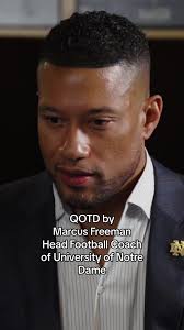 Marcus Freeman Working Out