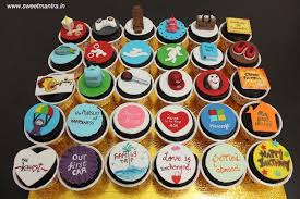 30th Birthday Cake Ideas For Husband 30 Customized Designer Cupcakes For A Husband S 30th Birthday By Sweet Mantra Customized 3d Cakes De Husband 30th Birthday 30th Birthday Anniversary Cupcakes