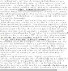 Example Of A Term Paper For College Term Paper Model Question Paper Question Paper