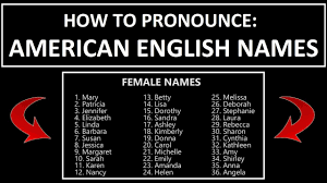 Names that start with bre. How To Pronounce American English Names Female Listening Pronunciation Practice ìì´ Youtube