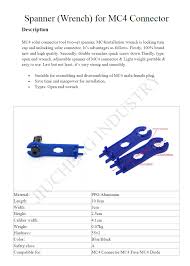 In most cases our fee schedule rates have increased 30%+!! Wrench For Mc4 Solar Connector