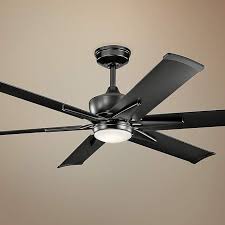 60 Kichler Szeplo Ii Satin Black Wet Led Ceiling Fan 16k53 Lamps Plus Ceiling Fan Led Ceiling Fan Lamps Plus