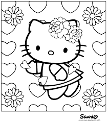 See more ideas about art journal, mixed media art journaling, art journal pages. Hello Kitty Valentine S Day Coloring Pages Etandoz