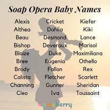 191 Soap Opera Baby Names Baby Names Cool Baby Names Biblical Baby Names Boy