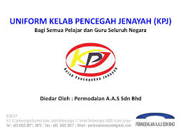Ppt Uniform Kelab Pencegah Jenayah Kpj Bagi Semua Pelajar Dan Guru Seluruh Negara Powerpoint Presentation Id 5063785