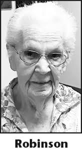 ALICE ROBINSON Obituary (1925