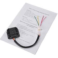 A wiring diagram is a simplified conventional photographic representation of an electric circuit. Rectifier 4 Wires Voltage Regulator Replacement For Boat Motor Mercury Atv Gy6 50 150cc Scooter Moped Jcl Nst Taotao Pricepulse