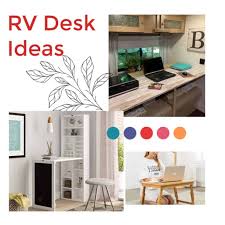 These coffee tables can be the shape of a rectangle or round or have a double lift to maximise space and efficiency. Rv Desk Ideas Our Re Purposed Home