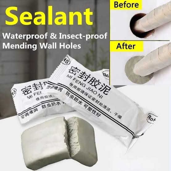 Wall Hole Sealant Strong Adhesive Diy | Sealant Clay for Air Conditioning Hole, Pipe Sealing, water leakage — Buy Online at Best Price in Pakistan on FlipcartPK