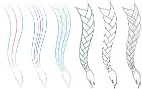 To draw anime hair, start by drawing the outline of the head and the hairline. How To Draw Braided Hair Braids For Anime Manga Characters Very Easily