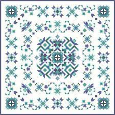 Jade Garden Large Light Version Pattern Quilting Designs Sampler Quilts
