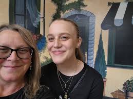 Sending off a child, feeling emotional