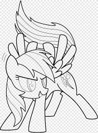 Scopri ricette, idee per la casa, consigli di stile e altre idee da provare. Rainbow Dash Pinkie Pie Rarity Buku Mewarnai Pony My Little Pony Putih Anak Png Pngegg