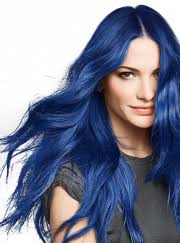 It would be best to go to a salon. Blue Hair Dye