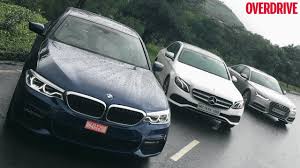 Audi A6 Vs Bmw 5 Series Vs Mercedes E Class 2020 Bmw 5 Series G30 V Mercedes Benz E Class Lwb V Audi A6 Comparative Review Youtube
