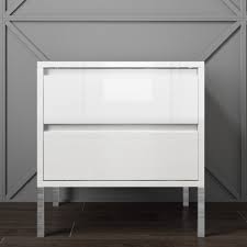 Whether your'e looking for a white gloss dining table or something a little more chic in black, we have the high gloss dining table just for you. Austin White High Gloss 2 Drawer Bedside Cabinet Furniture123
