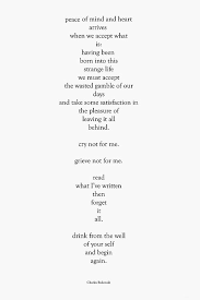 Drink From The Well Of Your Self Charles Bukowski Mind And Heart Words Pretty Words Words Quotes
