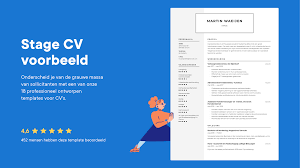 Stage Cv Voorbeelden Schrijftips 2022 Gratis Download Cvster Nl