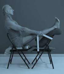 Chair Ardha Navasana Supported Boat Pose Chair Yoga Chair Pose Yoga Therapeutic Yoga