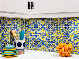 If you're interested in finding peel & stick backsplash tile options other than blue and yellow, you can further refine your filters to get the selection you want. 28 Amazing Design Ideas For Kitchen Backsplashes