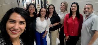 This is our Welcome Back Team!! Secretary, Front Office Clerk, Counselors  and Administrators! We're excitedly back to work prepping and planning for  the return of our DTMS Family: students, parents and staff