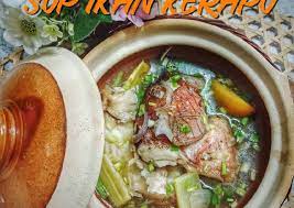 Setelah sekian banyak resep gorengan dan tumisan, kini waktunya aku untuk berbagi resep kukusan. Sup Ikan Kerapu Rahsia Resepi Sedap Resepi Masakan Viral