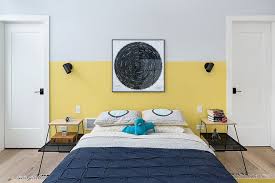 Two Toned Kids Bedroom Two Toned Kids Bedroom Ideas Two Toned Bedroom Paint Colors Yellow Bedroom Walls Bedroom Wall Colors Bedroom Wall