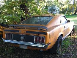 The reasons for them being tucked away. Barn Find Complete Mustang Mach 1 Left Underneath A Tree Fordmuscle