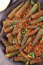 Tawa Bhindi Recipe Bhindi Masala Recipe Vegetarian Okra Recipes