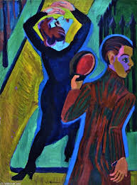 For analysis of works by german expressionists like kirchner, please see: Abschied 1925 Von Ernst Ludwig Kirchner 1880 1938 Germany Museum Kunstreproduktionen Ernst Ludwig Kirchner Wahooart Com