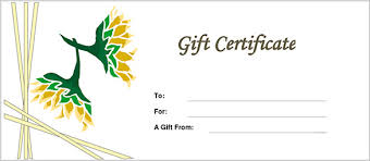 A lovely business card template for masseuses, masseurs and massage therapists. 28 Cool Printable Gift Certificates Kittybabylove Com