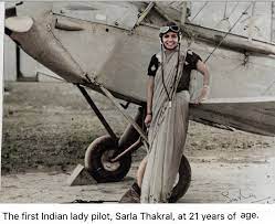 Born in 1914, she earned an aviation pilot license in 1936 at the young age of 21 and flew a gypsy moth solo. Sarla Thukral 1914 15 March 2008 Old India In Color Facebook