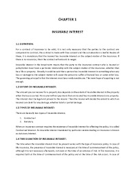 Compare quotes and shop online in minutes for the right life, home, auto, and disability insurance for you and your family. Pdf Chapter 1 Insurable Interest Hossain Fahad Academia Edu