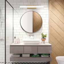 Shop bathroom vanity lights and find a variety of bathroom light fixtures to fit your style. Modern Style Wooden Liner Led Vanity Light Bath Light Modern Master Bathroom Led Vanity Lights Modern Bathroom Lighting