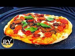 Grilled Pizza On The Weber Kettle Youtube Grilled Pizza Bbq Recipes Pizza Recipes
