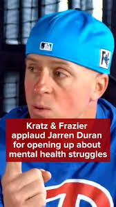 “If you save one person’s life by telling your story, this isn’t the good  —this is the great.” Kratz and Frazier applaud Jarren Duran for opening up  about his mental health struggles.