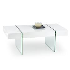 Table Basse Blanche Laquee Avec Un Plateau En Verre Trempe Pour Salon Table Basse Blanche Laque Table Basse Blanc Table Basse Blanche
