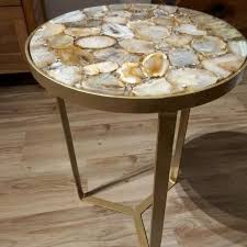 Gorgeous Semi Precious Stone Inlay Side Table S 349 Stone Inlay Semiprecious Stones Side Table