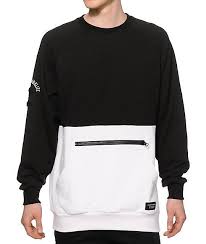 Black And White Sweatshirt Mens Crooks And Castles Capital Crew Neck Sweatshirt Zumiez White Sweatshirt Men Mens Sweatshirts Hoodie Sweatshirts