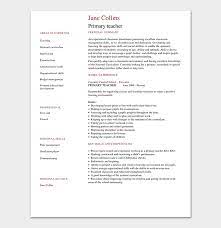 Teacher Resume Template 19 Samples Formats