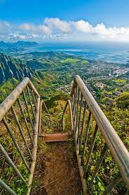 Haiku Stairs Oahu Hawaii Amazing Places On Earth Places To Travel Travel