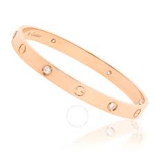 Browse cartier bracelets at harrods featuring signature bangles, as well as trinity and panthere bracelets. Cartier Love 18k Pink Gold Diamond Bracelet B6036018 B6036018 Jewelry Jomashop