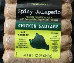 Trader Joe S Spicy Jalapeno Chicken Sausage Chicken Sausage Jalapeno Chicken Jalapeno Chicken Sausage Recipe