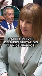 Nigel Farage was the victim of a brutal jibe from Rachel Reeves as the  Chancellor delivered her spending review., #NigelFarage #Farage #Chancellor  #RachelReeves #Labour #ReformUK #ukpolitics #GBNews