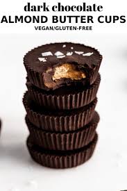 Dark Chocolate Almond Butter Cups Recipe Homemade Peanut Butter Cups Homemade Almond Butter Nut Butter Cups