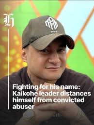 Matenga Te Kaha Ashby, 24, is an advocate against sexual violence, unlike  his namesake.